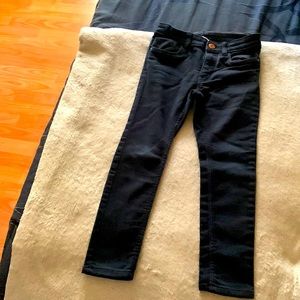 H&M little girls skinny jeans size 5 dark blue